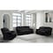 Global Furniture Usa Transitional Zaftig Fabric U250 Ebony Reclining Sofa/Console Reclining Loveseat/Glider Recliner 4638 - alternate 1